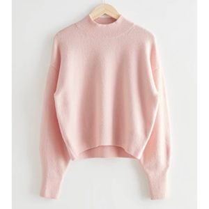 & other stories mock neck sweater